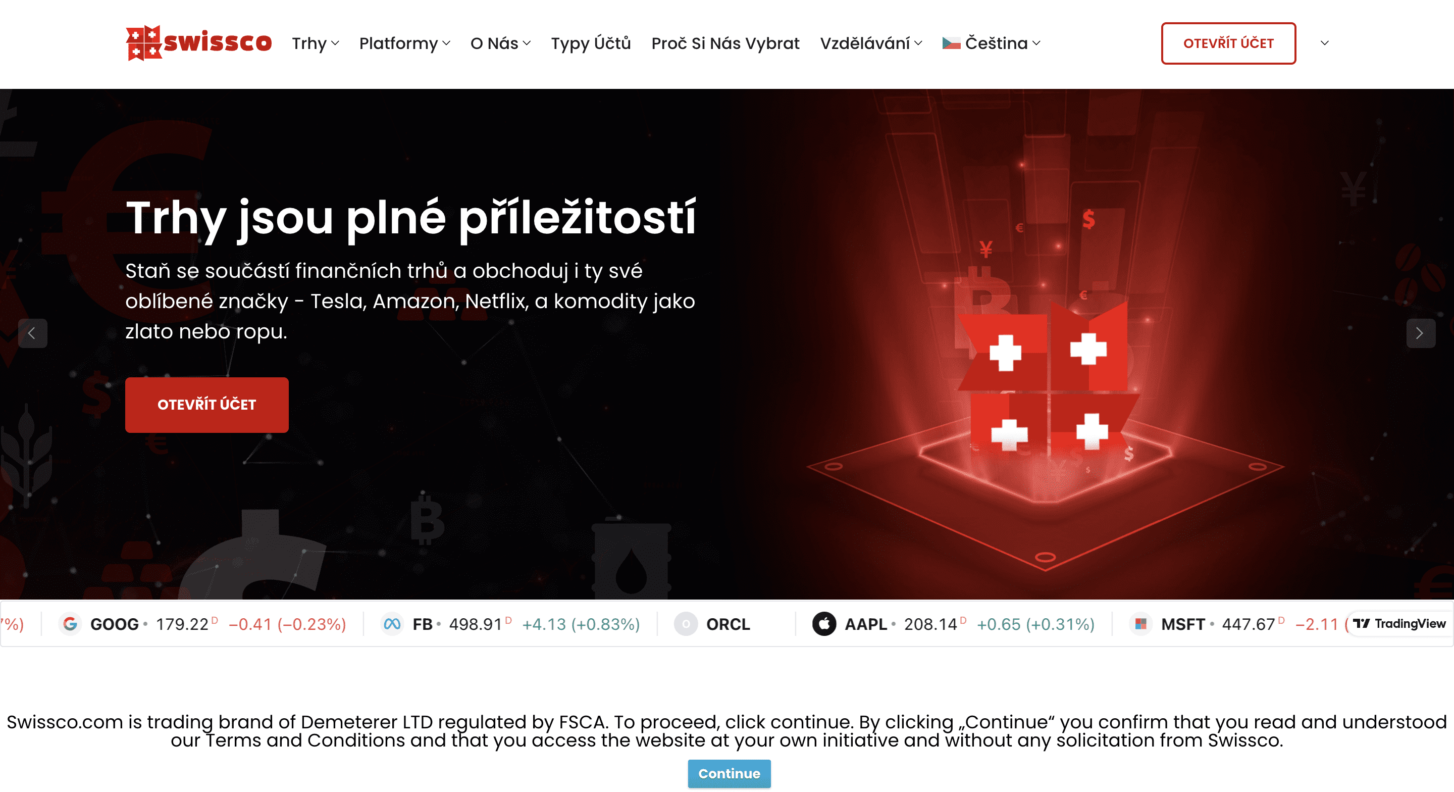 Swissco: Broker bez licence a důvěryhodnosti, který nemá v Česku co dělat