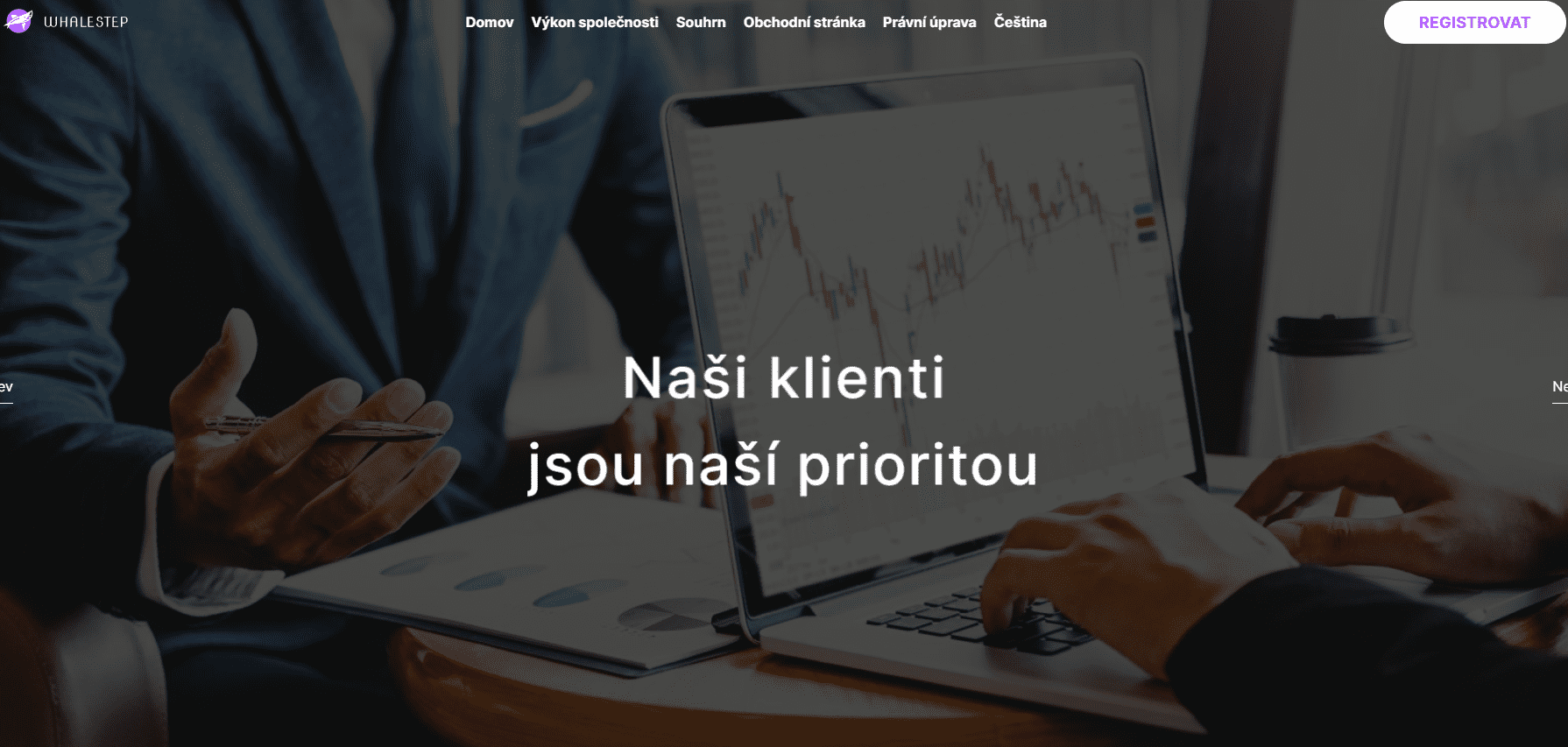 Whalestep: Podvod pod rouškou investiční platformy