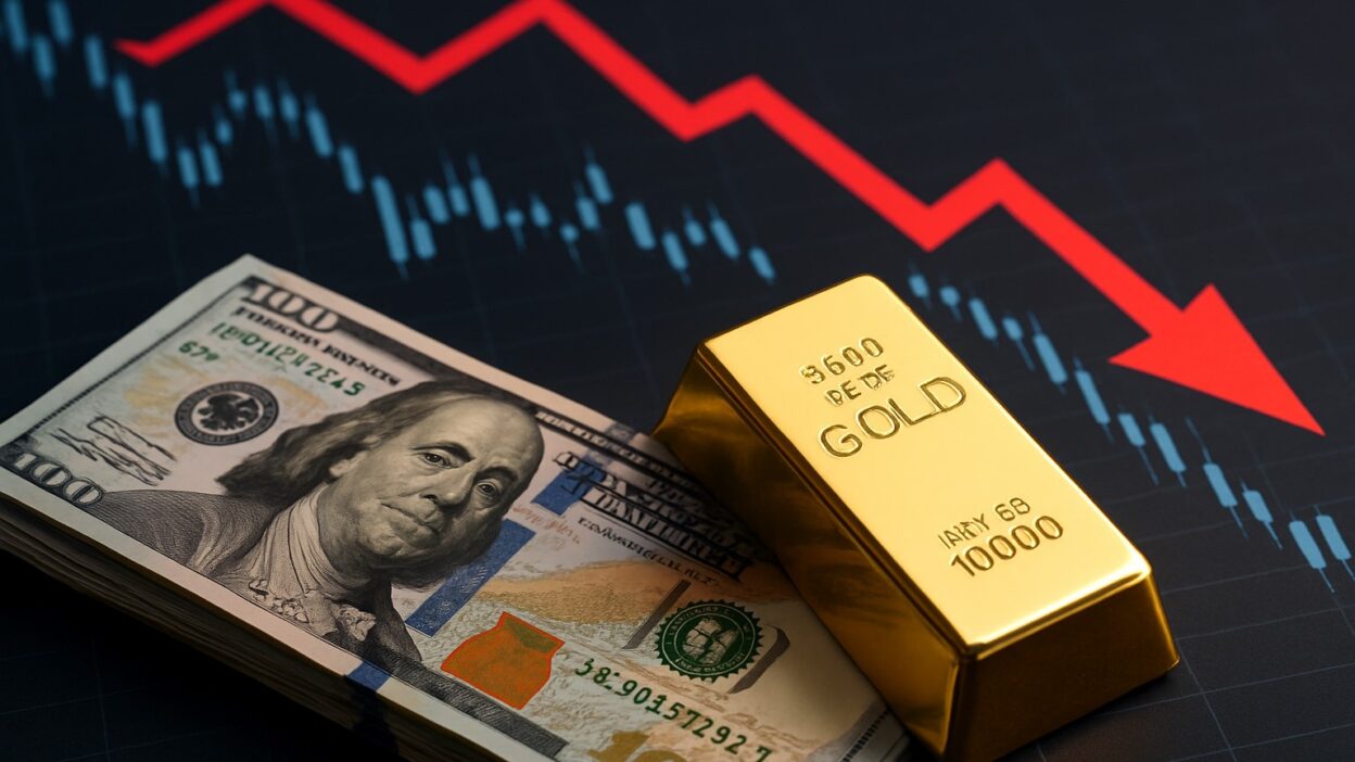 Cena zlata klesá, investoři reagují na dohodu USA s Japonskem a očekávají vývoj jednání s Čínou