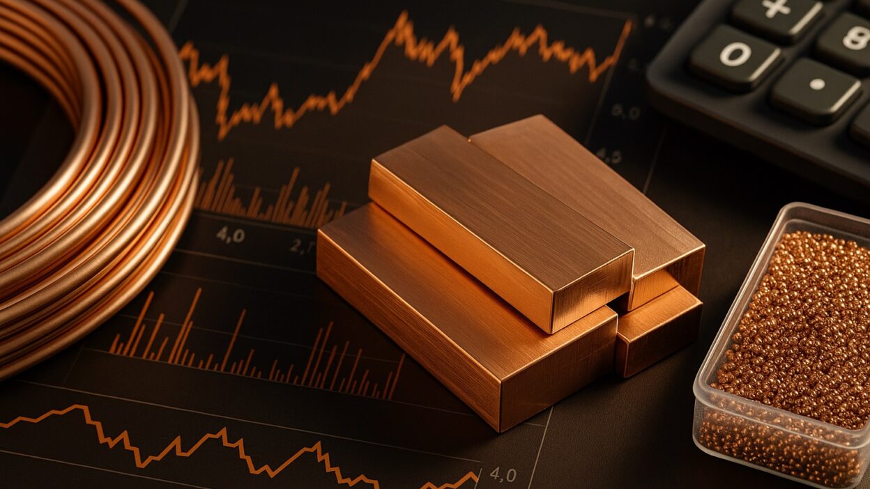 Měď si udržuje růst, investoři se po poklesu vrací ke komoditám